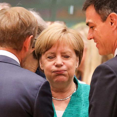 Angela Merkel in Brüssel