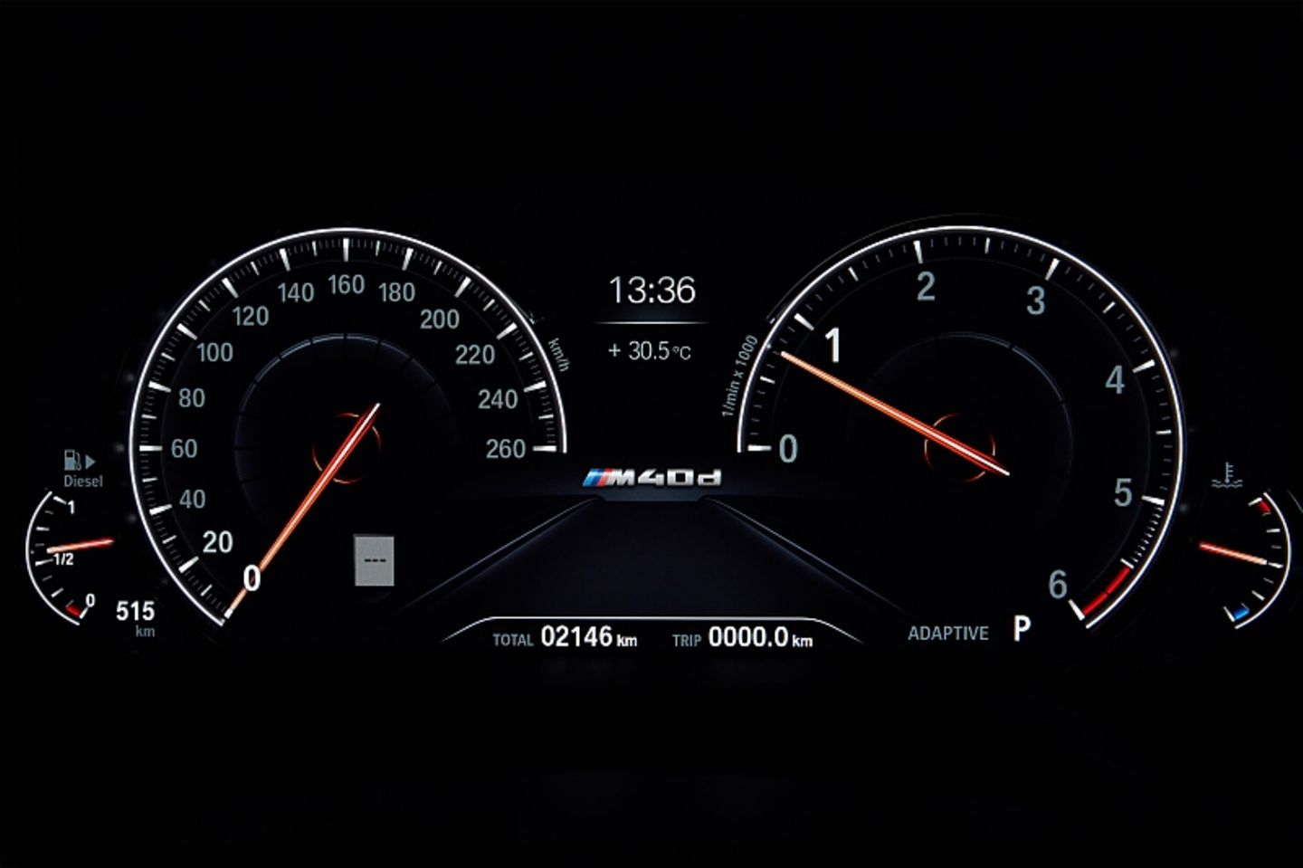 BMW X4 M40d xDrive - langweilige Instrumente