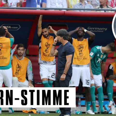 Die deutsche Bank konnte es nicht fassen, dass der DFB-Elf kein Treffer gegen Südkorea gelang