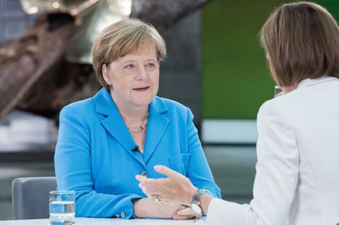Angela Merkel im ZDF-Sommerinterview