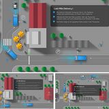 Das Prinzip der "Last Mile" Paket Lieferung