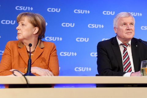 Angela Merkel (CDU) und Horst Seehofer (CSU)