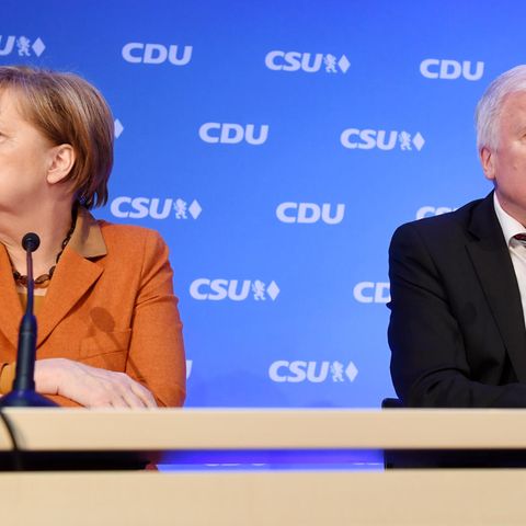 Angela Merkel (CDU) und Horst Seehofer (CSU)