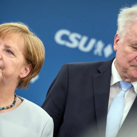 Merkel Horst Seehofer