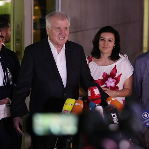 CSU-Chef Horst Seehofer (Mitte)
