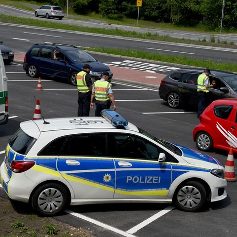 Kontrolle an der Bundesgrenze