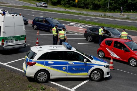 Kontrolle an der Bundesgrenze