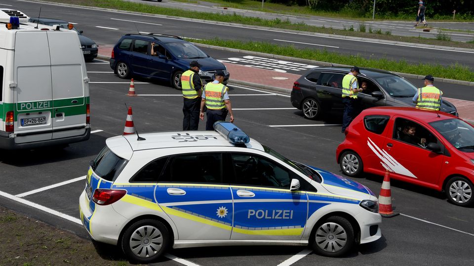 Kontrolle an der Bundesgrenze
