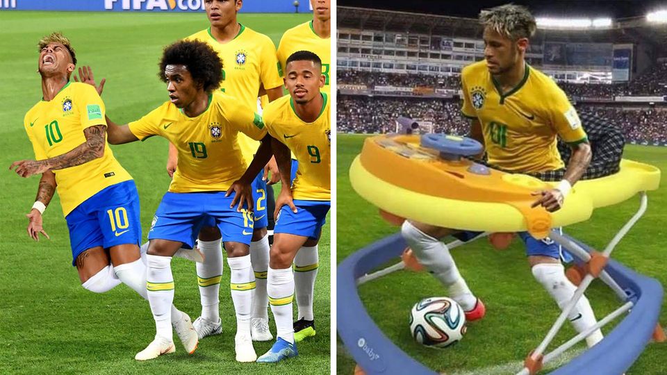 WM-Spiel gegen Mexiko: Er kann es nicht lassen - Neymars neueste Showeinlage sorgt für Spott und Häme