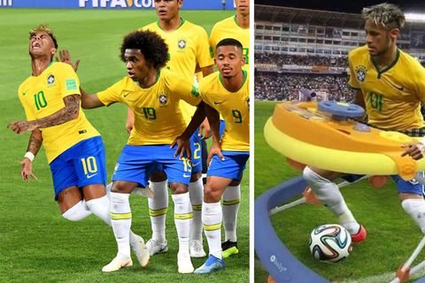 WM-Spiel gegen Mexiko: Er kann es nicht lassen - Neymars neueste Showeinlage sorgt für Spott und Häme