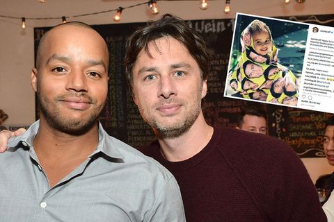 Eine Bromance, wie sie schöner nicht sein könnte: Schauspieler Donald Aison und Zach Braff