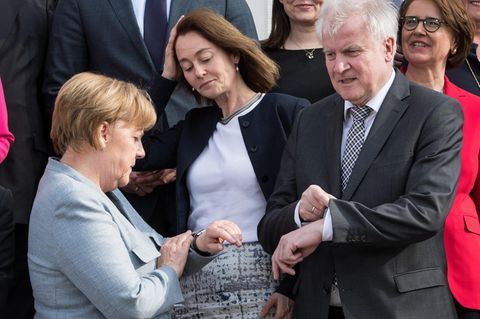 Angela Merkel Horst Seehofer