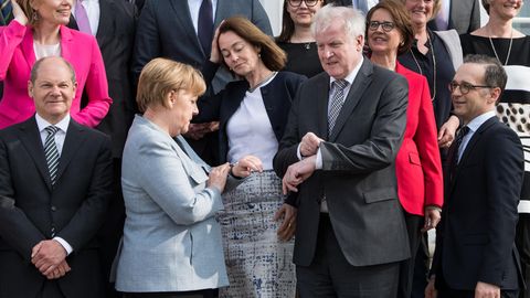Angela Merkel Horst Seehofer
