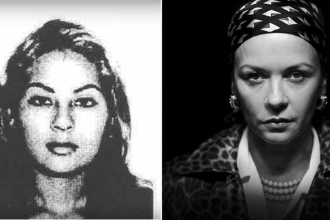 Als junge Frau war Griselda Blanco sehr attraktiv. Daneben: Catherine Zeta-Jones als Drogenbaronin.