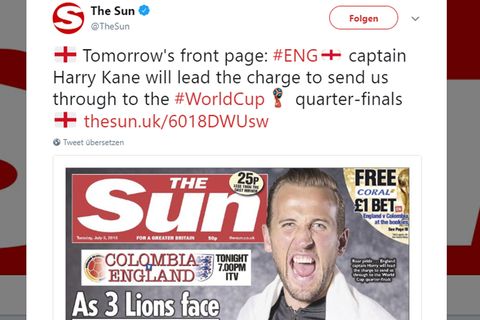 Vor dem Spiel gegen England: Kolumbien empört über Titel britischer Zeitung - dieses Wortspiel sorgt für Zoff