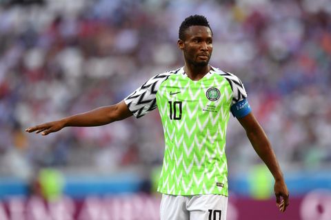 Nigerias Kapitän John Obi Mikel bei der WM 2018