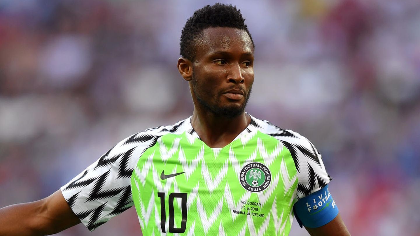 Nigerias Kapitän John Obi Mikel bei der WM 2018