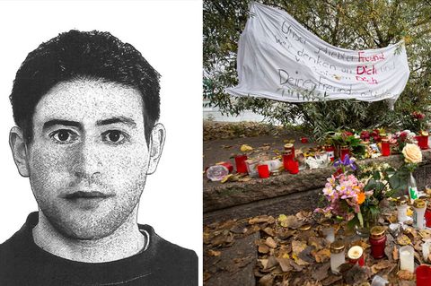 "Aktenzeichen XY": Phantombild des "Alster-Mörders", niedergelegte Blumen am Hamburger Alsterufer