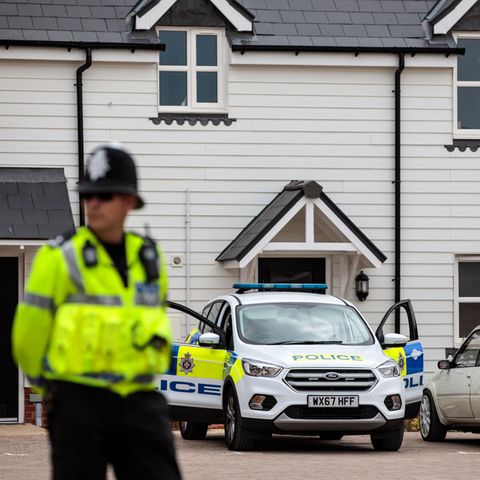 Polizei am Tatort in Amesbury, unweit von Salisbury, wo ein Paar mit Nowitschok vergiftet wurde