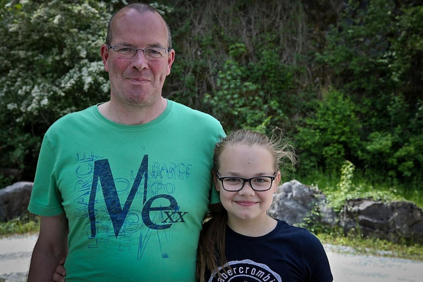 Anna Schalke und ihr Vater Marc