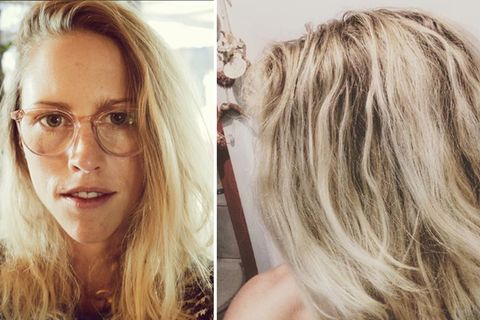 Experiment: Junge Mutter wäscht sich acht Monate lang nicht die Haare – so sieht sie jetzt aus