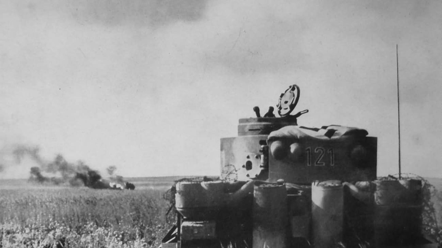 Tiger-Panzer der schweren Panzer Abteilung 505.