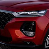 Die Front des Hyundai Santa Fe 2018