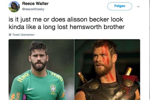 Alisson Becker: der verlorene Hemsworth Bruder?