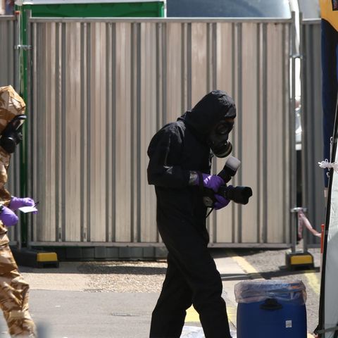 Monate nach dem Giftanschlag auf die Skripals werden in Salisbury wieder Spuren gesichert