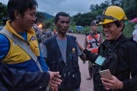 Höhlen-Drama in Thailand: Erste Jungen gerettet, weitere auf dem Weg