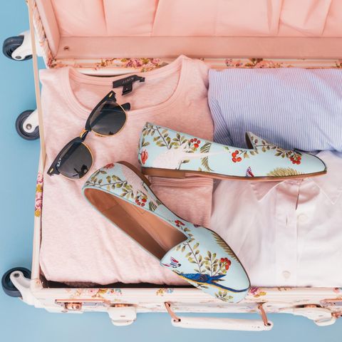 Gepackter Urlaubskoffer
