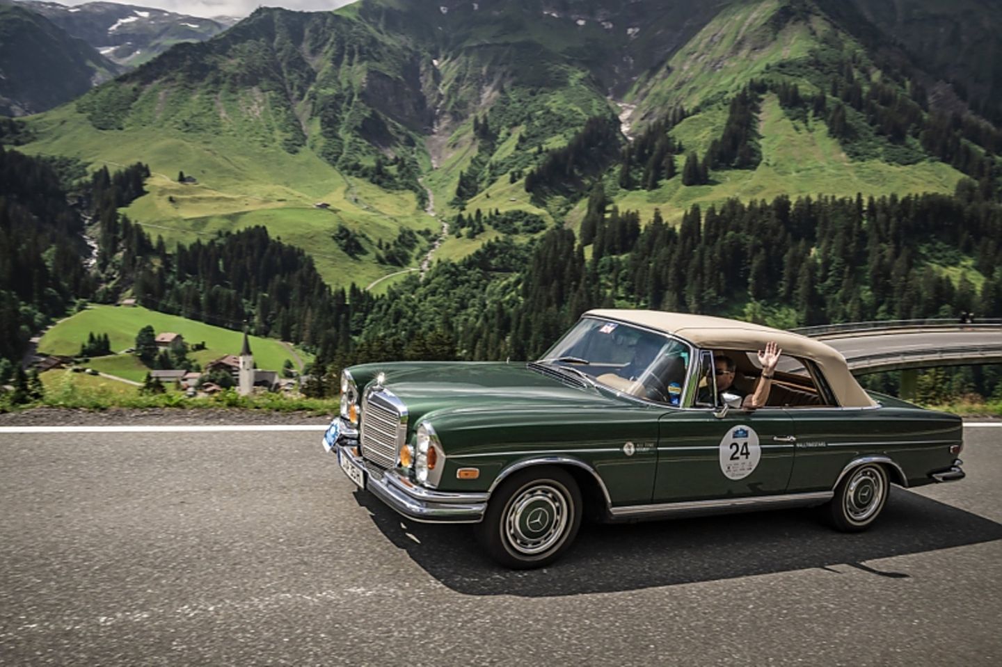 Silvretta Classic 2018 - 280 SE 3.0 mit V8-Motor