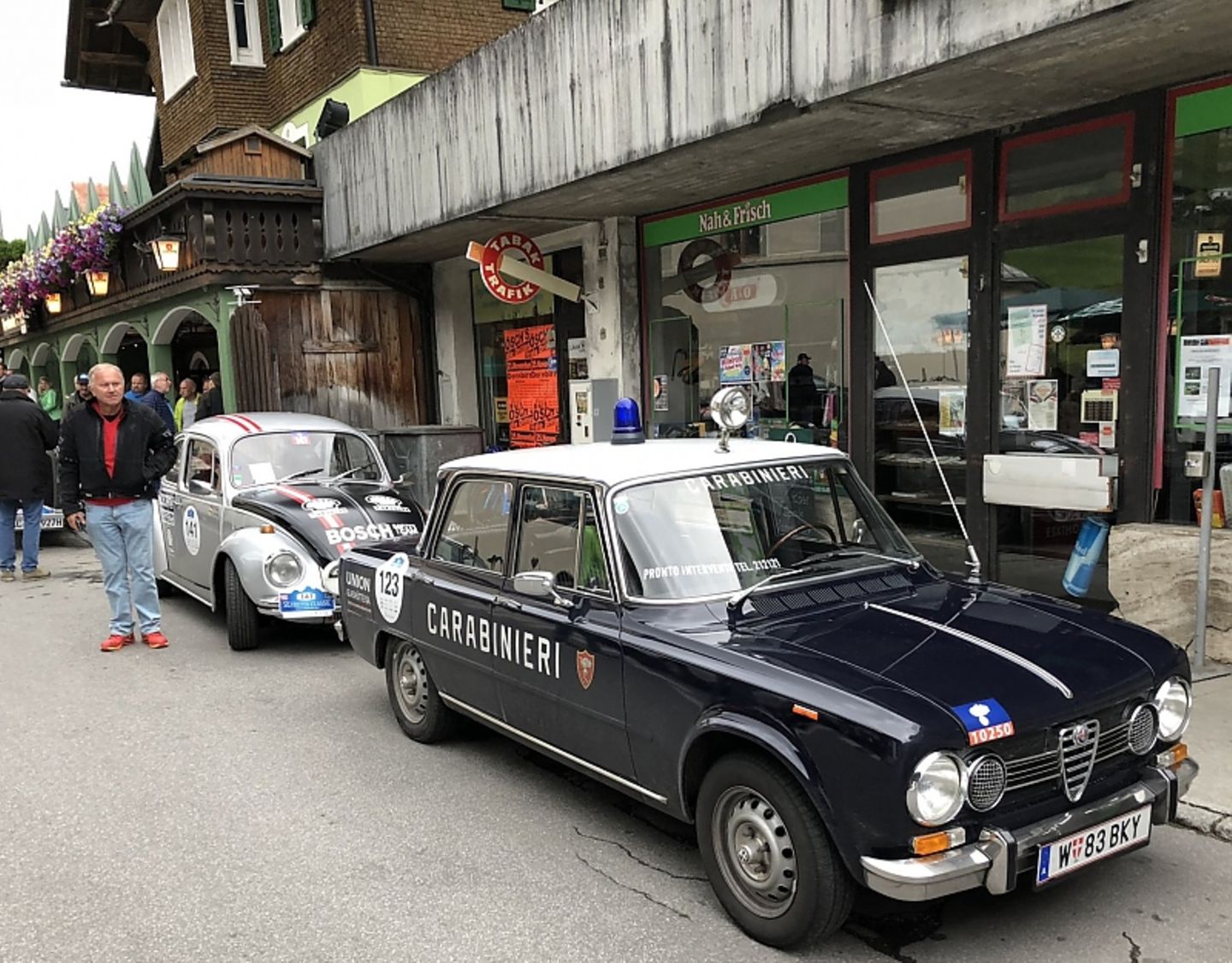 Silvretta Classic 2018 - Besuch der italienischen Polizei