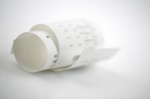 Bisphenol S dient in Kassenzetteln als Farbentwickler