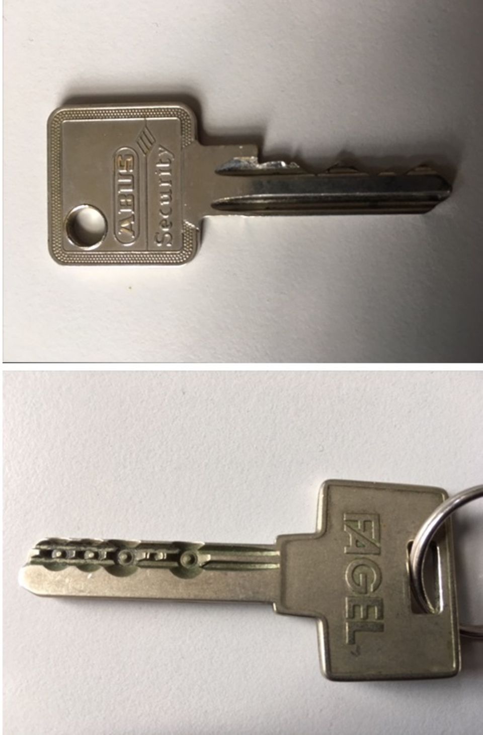 Diese Schlüssel trug der unbekannte bei sich Diese Schlüssel trug der unbekannte bei sich