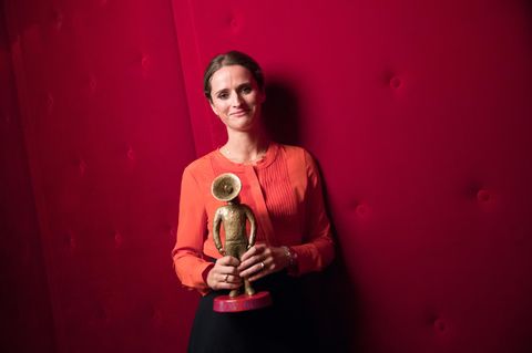 Verena Pausder vom Berliner Startup "Fox and Sheep" gewann 2016 den scoop Award.