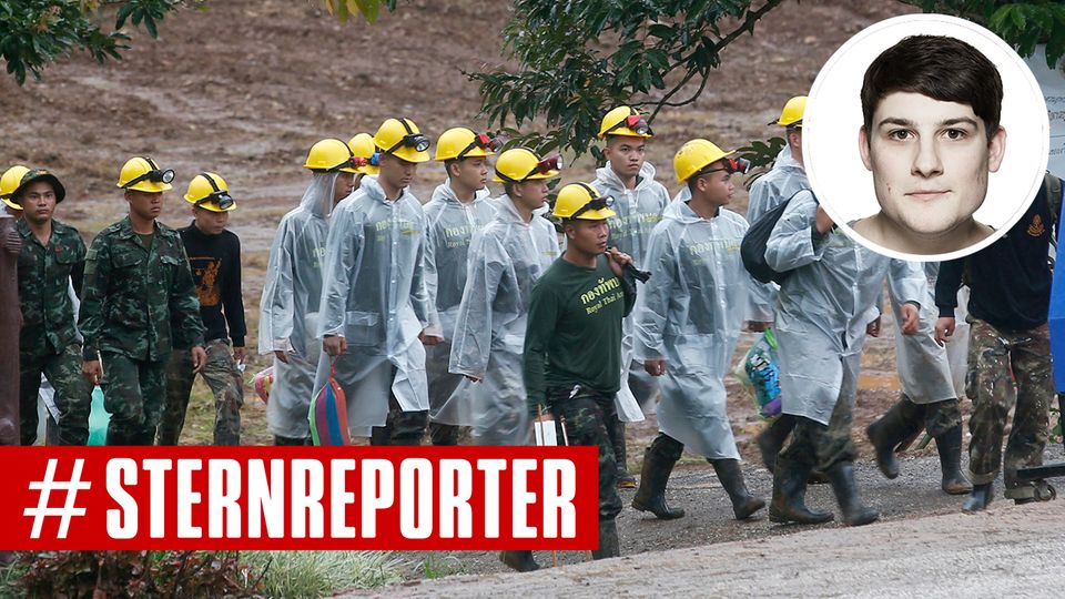 Höhlen-Drama: stern-Reporter Raphael Geiger berichtet aus Thailand