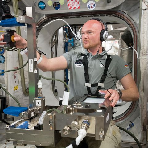Alexander Gerst auf der ISS