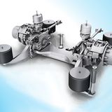 Die elektrifizierte Hinterachse schafft zweimal 125 kW / 170 PS