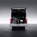 Im Heck sind auch Batteriemodule untergebracht