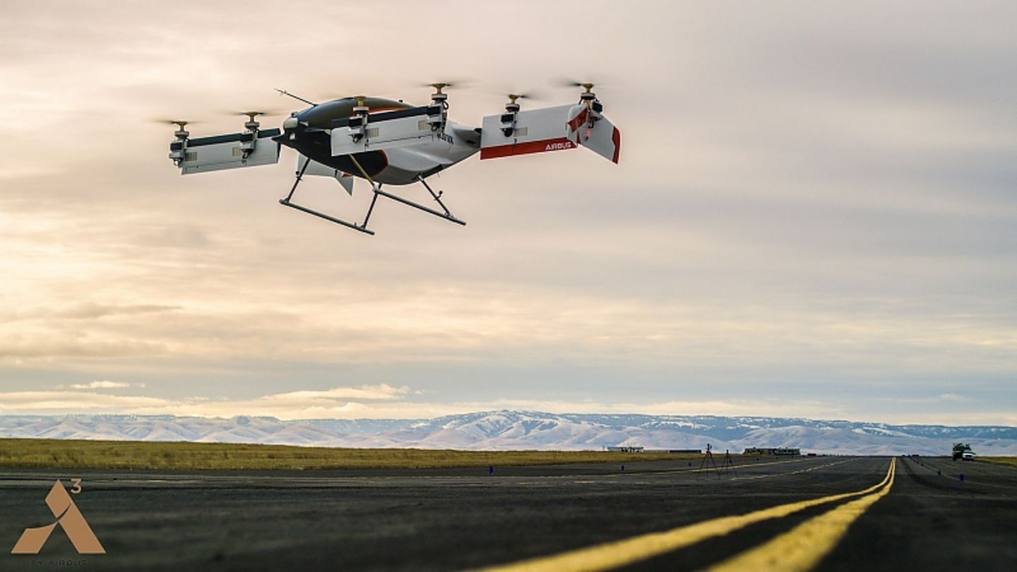 Auch der Airbus Vahana hat seine ersten Testflüge bereits absolviert