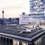 Auch die Lilium Jets können auf dem Dach landen
