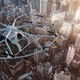 Der Volocopter fliegt aktuell etwa 60 Meter hoch