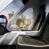 Die Passagiere sitzen im Volocopter bequem