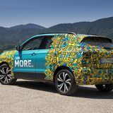 Auch unter der Folierung sind die Proportionen deutlich sichtbar