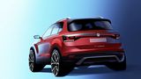 Das Heck des VW T-Cross folgt dem Vorbild der anderen Volkswagen SUVs