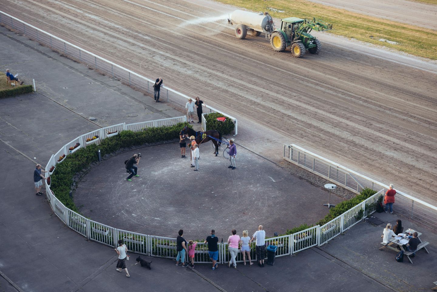 Einer gewinnt. Ein anderer schied "nach offensivem Vortrag aus, denn der zuweilen eigenwillige Dunkelfuchs ging im Schlussbogen nicht mehr vorwärts" (Rennbericht)