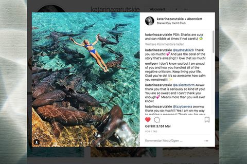 Katarina Zarutskie auf ihrem Instagram-Kanal