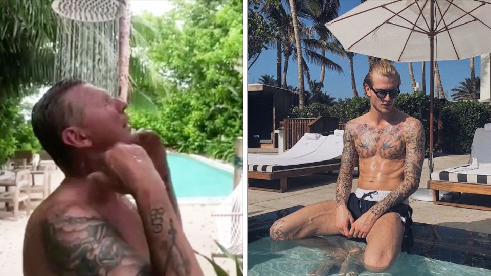 Stefan Effenberg beweist Humor: Mit einem Video macht er sich auf Instagram über seinen jüngeren Fußball-Kollegen Loris Karius lustig