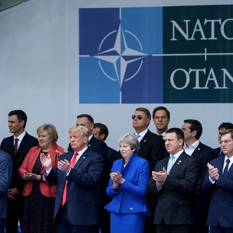 Donald Trump auf Nato-Gipfel